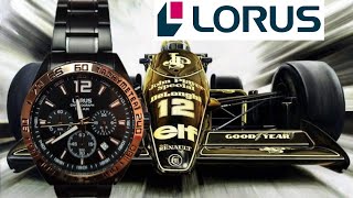 Lorus RT336JX9 chronograph unboxing amp first impressions [upl. by Elletnwahs323]