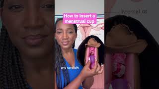 Tutorial How to insert a menstrual cup menstrualcups periods [upl. by Konstance]