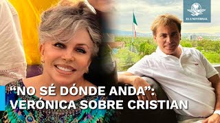 Verónica Castro revela que Cristian no se ha hecho presente en su proceso médico [upl. by Ihsorih]