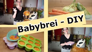 Babybrei mit dem Thermomix  Rezept von breirezeptde  Mami und Meer [upl. by Ajnos]