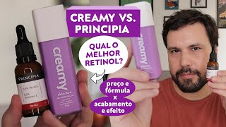 RETINOL CREAMY VS PRINCIPIA Resenha Comparativa [upl. by Giddings535]