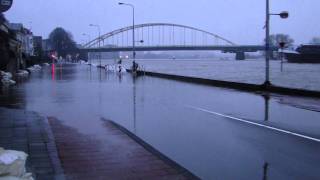 IJssel Deventer  Hoog water  2011 [upl. by Bergstein]