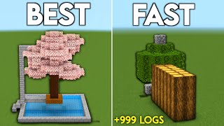 2 BEST TREE Farms For Minecraft 120 Tutorial  UNLIMITED WOOD [upl. by Netniuq]