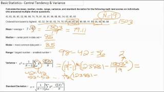 Basic Statistics  Part 2 [upl. by Sabine]