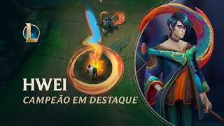 Campeão em Destaque Hwei  Mecânica de jogo – League of Legends [upl. by Liew]