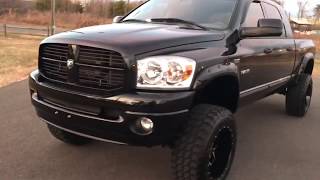 SUPER CLEAN LIFTED 2008 DODGE RAM 1500 SLT MEGA CAB 57L V8 HEMI 4x4 [upl. by Tracie]