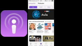 Podcasts iOS App von Apple im Test Review Tutorial iPhone deutsch [upl. by Waldo]