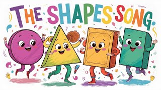 Learn Shapes  The Shapes Song for Children  Nursery Rhymes for Kids [upl. by Keelin]