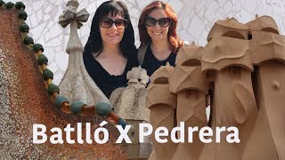 LA PEDRERA X CASA BATTLÓ  Qual visitar [upl. by Aikar]