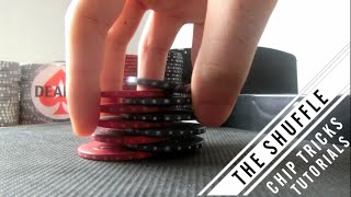 Poker Chips Trick  The Shuffle Tutorial [upl. by Olnek444]