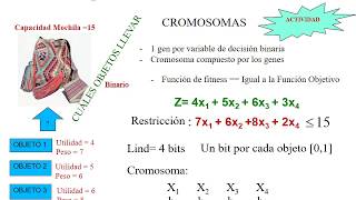 Algoritmos Genéticos  Problema Mochila [upl. by Ahsirtal]