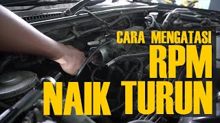 Cara mengatasi Rpm Naik turun  Honda maestro cielo genio Ferio [upl. by Hembree285]