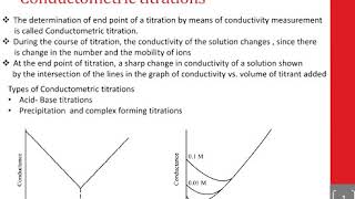 Conductometry  Potentiometry coulometry amp Voltammetry [upl. by Alameda]