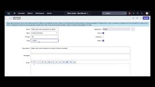 onSubmit Client Script  ServiceNow [upl. by Nahama]