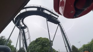 Alton Towers 2023 LIGHTNING STRIKE  RESCUE from Oblivion [upl. by Fatima]