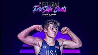 Freestyle National Duals Bo Bassett vs Kollin Rath full match machinegunmindset [upl. by Akitan578]