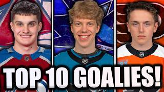 Top 10 BEST Goalie Prospects In The 2024 NHL Draft [upl. by Garth842]