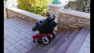 Caterwil  stairclimbing wheelchair for real mobility [upl. by Kuebbing]