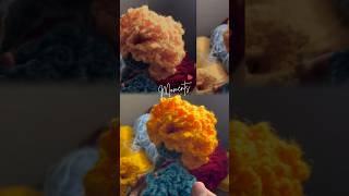 Beautiful crochet carnations flowers art diy shorts diycrochet [upl. by Yruama960]