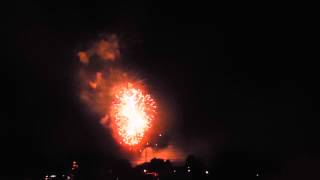 Miller Park Fireworks as seen from the Brentwood Shoppes in Exton PA [upl. by Lebanna]