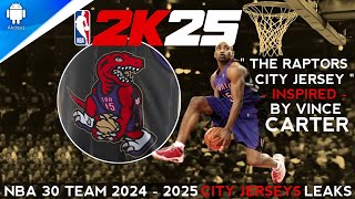 The Raptors City Jersey Inspired by Vince Carter  NBA 30 TEAM 2024  2025 City Jersey Leaks [upl. by Lemra688]