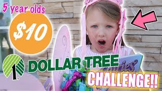 5 YEAR OLDS HILARIOUS DOLLAR TREE CHALLENGE [upl. by Lemyt]