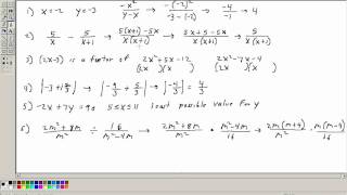 Accuplacer Math Placement Test 1 Algebra section Part 1 [upl. by Finah]