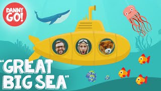 Great Big Sea 🐳  Jellyfish Whales Manta Rays  Danny Go Songs For Kids [upl. by Osborn]