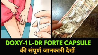 DOXY 1 LDR FORTE CAPSULES USES amp SIDE EFFECTS IN HINDI  DOXYCYCLINE AND LACTIC ACID BACILLUS HINDI [upl. by Nnylyak]