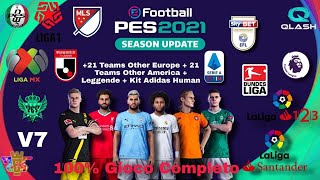 PES 2021  Option FilePatch V7  MLS  League MX  J1 League  Liga 1  Bundesliga  Leggende [upl. by Ocsisnarf]