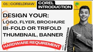 01 Coreldraw  Introducing corel  Hardware requirement  Control panel  How to install coreldraw [upl. by Arreit]