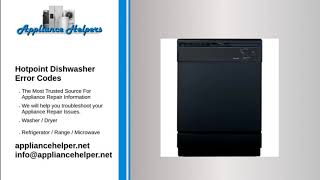 Hotpoint Dishwasher Error Codes [upl. by Colet]