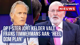 Jort Kelder kritisch op Frans Timmermans Heel dom plan  Op1 onthult politieke discussie [upl. by Fulvia953]