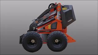 Minilader mit dem starken 15 PS Kubota Diesel Motor der WorkyQuad SSQ 15 D von Cast [upl. by Aikit]