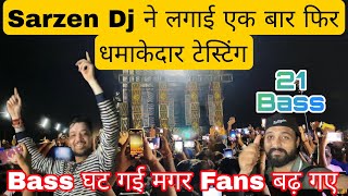 Sarzen Dj ने यूपी में entry करते ही मारी टेस्टिंग । अब fans की भीड़ 3 गुना साथ चल रही है kawadyatra [upl. by Neelrac]