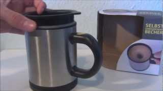 Selbstrührende Tasse  LAZY MUG Gadget Test [upl. by Dnaltiak]