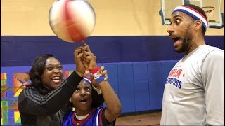 Nations No 1 TenYear Old Meets Harlem Globetrotters [upl. by Ariaz937]