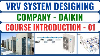 VRV System Designing Daikin VRV in Hindi  Variable Refrigerant Volume System Design  Part  01 [upl. by Harad437]