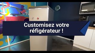 Customiser un frigo avec du stickers adhésif  Solution simple et économique TUTO COMPLET FR [upl. by Neural]