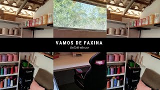 Vlog de organização do meu ateliê crochê [upl. by Assilac]