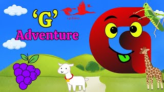 G is for Adventure  Delightful Educational Song with Kidsjourney [upl. by Airdnaid]