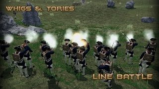 Mount amp Blade Warband  Whigs amp Tories  Line Battle 1 290815 [upl. by Alikahs]