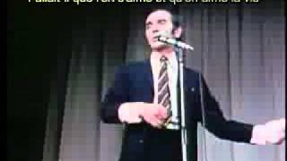 Charles Aznavour  La bohème Lyrics Karaoke [upl. by Kcirddor]