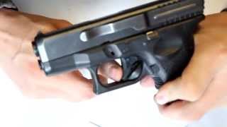 SafTBlok trigger safety quick review show and tell Glock carry safely  shot with canon T3i [upl. by Morgana354]