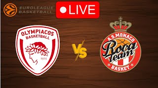 🔴 Live Olympiakos vs Monaco  EuroLeague 20232024  Live Play by Play Scoreboard [upl. by Peednama146]