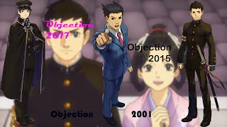 The Great ace attorney  Phoenix Objection in Ryunosukes and Ryutaros Susato Objection themes [upl. by Senskell]