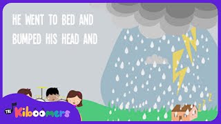 Its Raining Its Pouring Lyric Video  The Kiboomers Preschool Songs amp Nursery Rhymes [upl. by Haimorej]