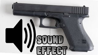 EFFETTO SONOROSPARI DI UNA PISTOLAGlock 17 sound shooter [upl. by Bitthia]