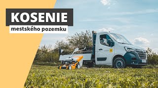 Kosenie mestského pozemku  Stihl RM 650 V amp Stihl FSA 135  doveziemto [upl. by Nireil]