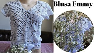 Blusa Emmy laço de fita [upl. by Agata24]